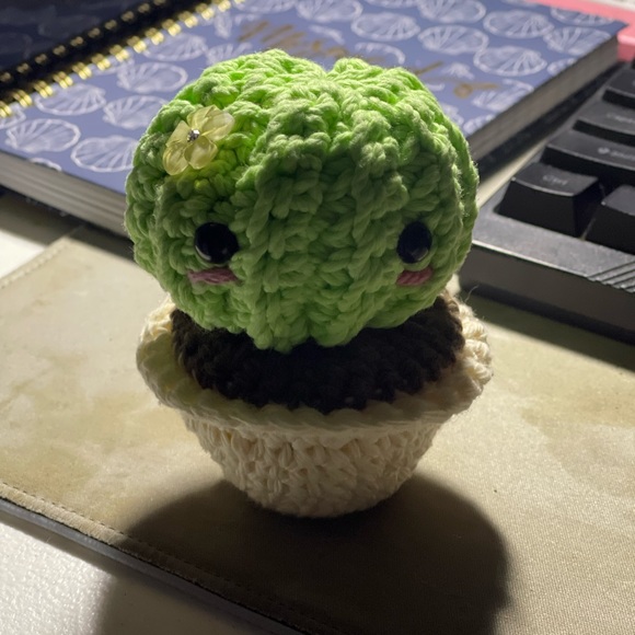 Glow in The Dark Cactus Office Decor - Picture 3 of 3